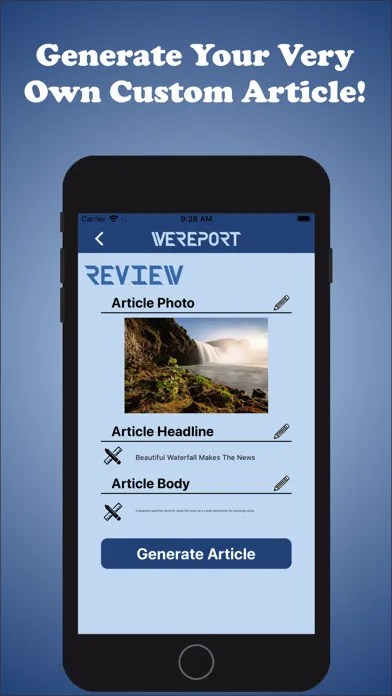 Tangkapan layar WeReport News